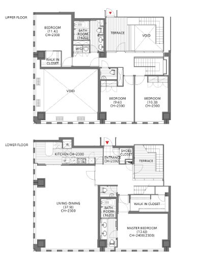 4LDKの間取りの画像